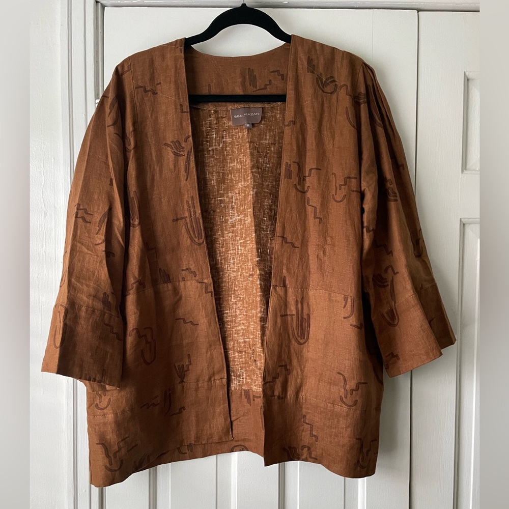 Bel Kazan 100% Linen Verona Jacket with POCKETS!